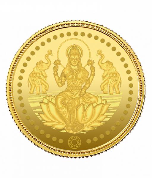 Lakshmi Gold Coin Set 5x1g - Festival Collection